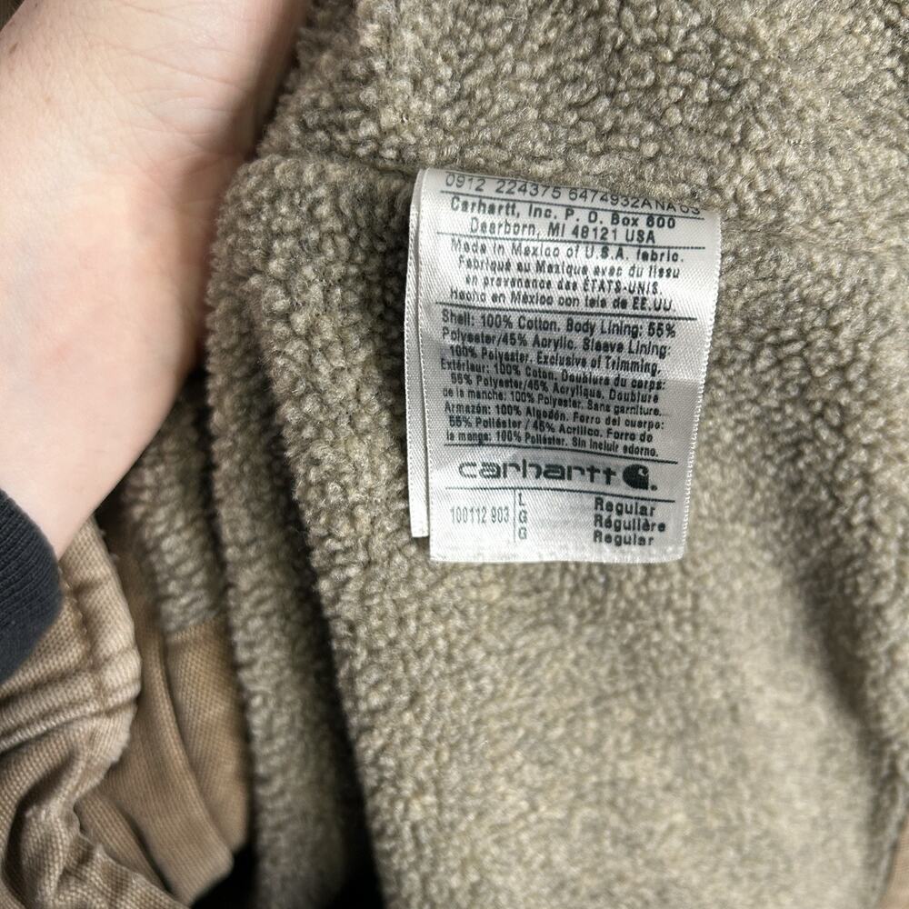 Vintage Carhartt Sherpa-Lined Muskegon “Frontier Brown” - Picture 12 of 14